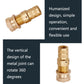 Automatic tire bleed valve fitting with brass knurled segments and metal joint stem