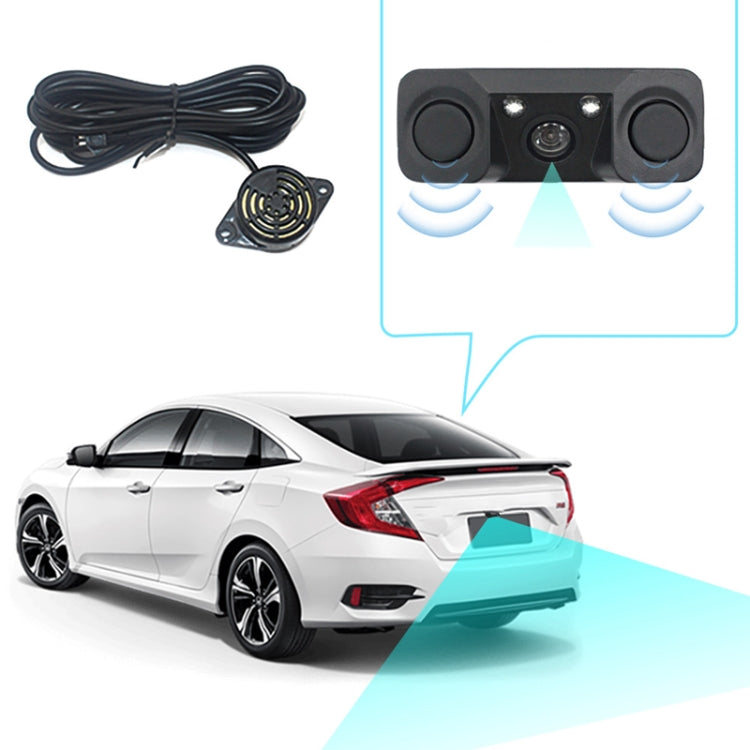 Reversing smart camera kit with coiled cable and square mounting microphone