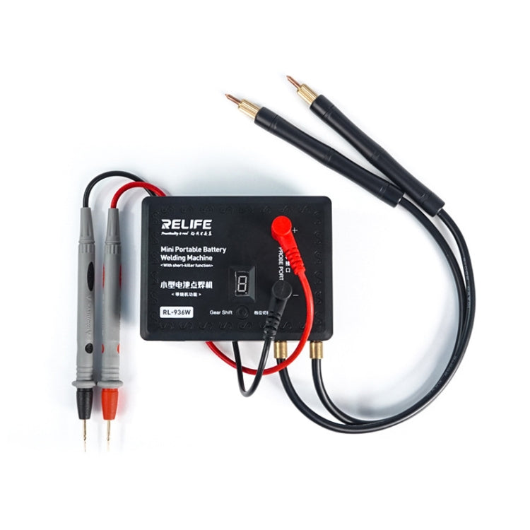 Handheld battery spot welder kit with welding pen, fixed clamps, and cables