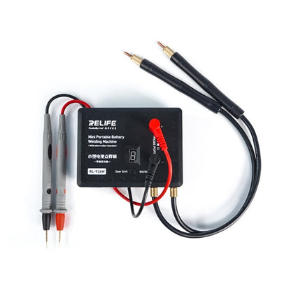 Handheld battery spot welder kit with welding pen, fixed clamps, and cables