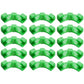 Set of green U-shaped plant training clips, 15 pieces