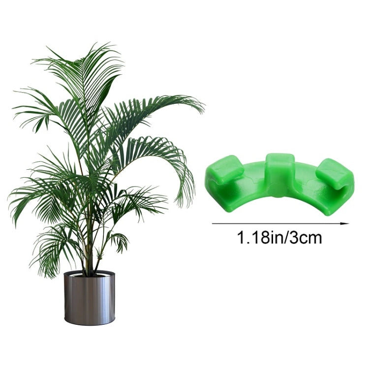 Green plant training clips with size marking for bending stems