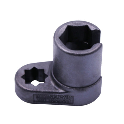 Oxygen sensor sleeve disassembly 1/2-inch angle wrench tool, hex and star drive