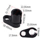 Oxygen sensor sleeve disassembly 1/2-inch angle wrench tool size diagram, black