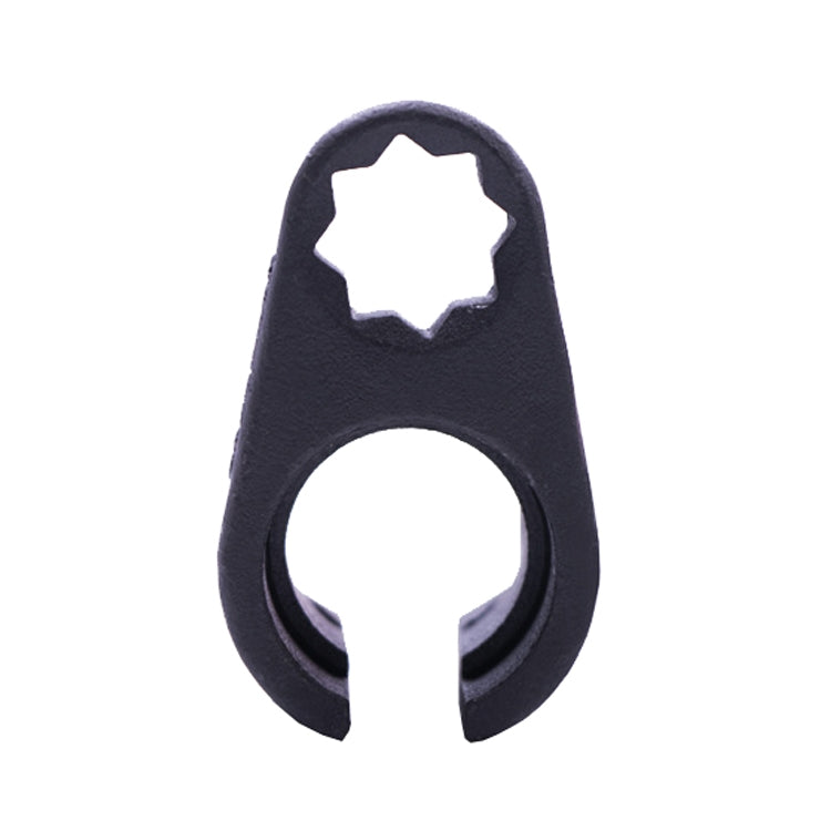 Oxygen sensor sleeve disassembly 1/2-inch angle wrench tool, star and grip loop