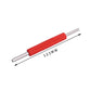 Red-handled valve core wrench key with labeled length 12.3 mm