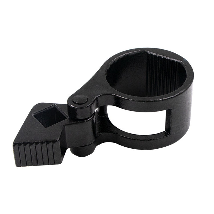 Black bidirectional screw wrench tool with inner hex socket and side grip