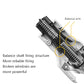 Safety hammer internal spring and balance structure diagram with firing components