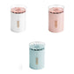 Three-color set of five-layer jewelry storage boxes: white, pink, and blue