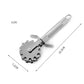 Stainless steel five-wheel meat tenderizer, 19.3 cm length, 112 g