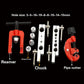 Car A/C tube expander set parts shown: reamer, chuck, and pipe cutter tools