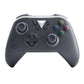Gray wireless gamepad controller with analog sticks, D-pad, and ABXY face buttons