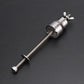Bicycle hub and tower base disassembly tool with metal sleeve and clamping screws