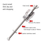 Bicycle hub disassembly tool with long threaded rod and split sleeve housing
