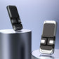 Magnetic car phone holder bracket set, silver and dark gray