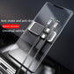 Magnetic vehicle phone holder bracket with braided cable organizer