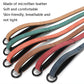 Assorted double-layer dog collars in multiple colors with metal buckles