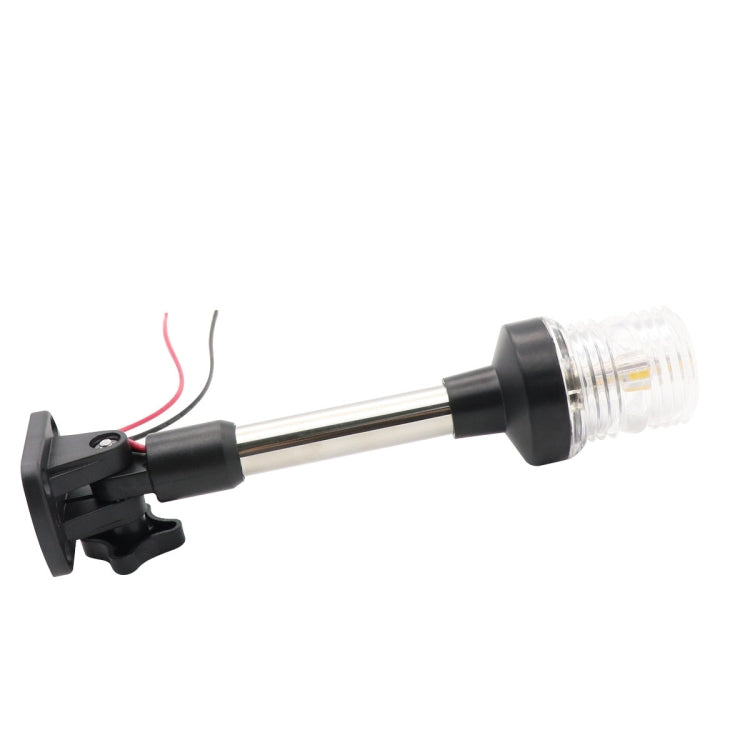 LED anchor ring light with mounting bracket, clear lens, and visible red/black wires