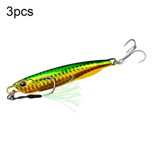 PROBEROS LF103 Simulation Metal Sea Fishing Bait, 10g, 15g, 20g, 30g, 40g, 50g, 60g
