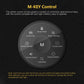 M-key control wheel diagram on VINSA drawing tablet interface
