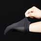 MG1050 cycling glove on hand, black stretch cuff with full-finger cover