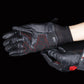 MG1050 cycling gloves, black mesh material with stitched seams and padded knuckles