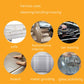Infographic showing polishing machine uses on sofa, car interior, waxing, and more