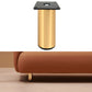 Rose gold stainless steel support leg with square top plate and central screw hole
