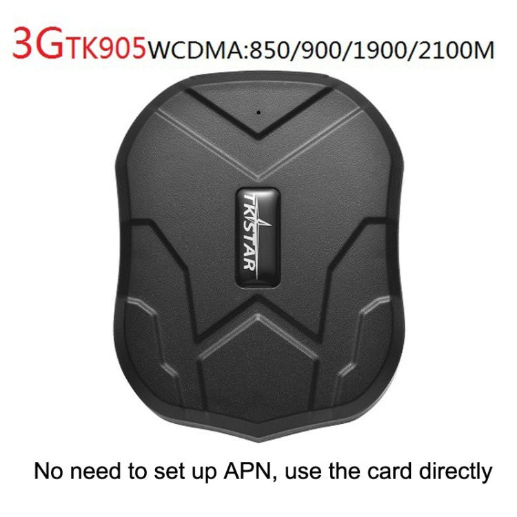 Black GPS tracker device with metal emblem on rounded protective shell