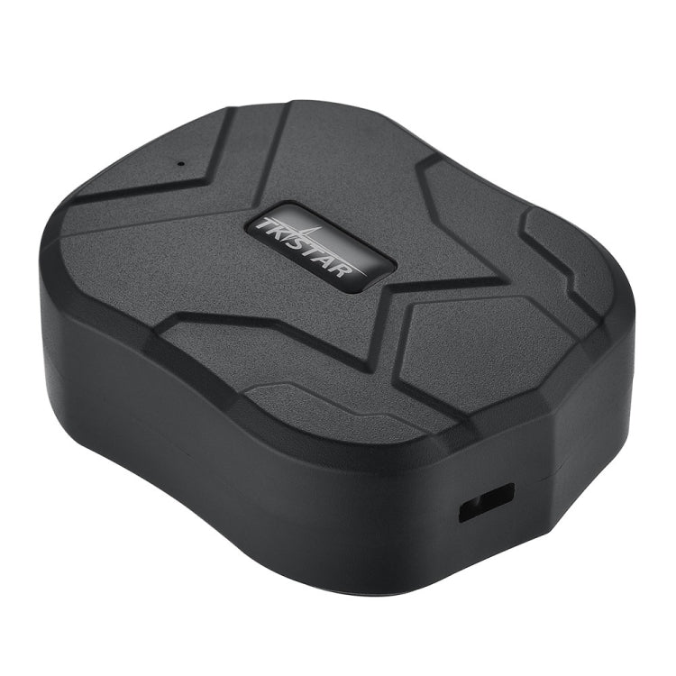 TKSTAR black GPS car tracker with side port opening