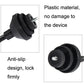 Anti-slip clutch hole corrector with ribbed black cone and locking screw