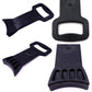 Set of black plastic tire beading rods with long prying and curved ends