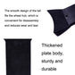 Black thickened tire beading rod plate with reinforced body section