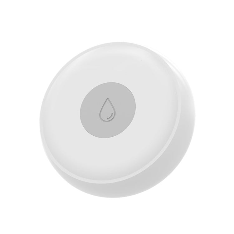 White round water level detector with drop icon on the center