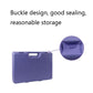 Purple storage case buckle and latch for secure closure and storage