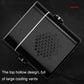 Black car heater demister with textured top grille and front cooling vent