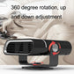 Black 24V car heater demister with adjustable mount and front vent