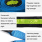 Off-road tow rope with fluorescent reflective strips and strong blue webbing