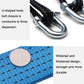 U-shaped hook and thickened blue tow rope webbing detail
