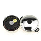 Pressure cooker lid and mechanical timer mechanism, viewed from inside