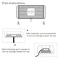 Wireless charging pad trim instructions diagram with side clip points