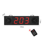 Black wireless meal caller bar with red 203 digits and wireless remote control