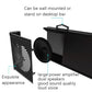 Black meal caller speaker unit with top handle and rear mounting bracket