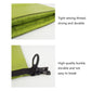 Green waterproof dry bag close-up, reinforced stitching and durable seams