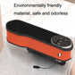 Car seat slot storage box with USB charging module on orange top