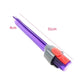 Purple LED crevice tool attachment, 31 cm long with narrow 4 cm nozzle