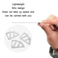 Compact stainless steel folding funnel filter held in hand