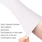 Long satin wedding gloves in light white, stretchy fit with smooth cuff
