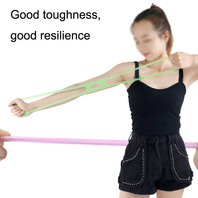 Green single-hole fitness stretching puller strap