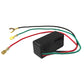 LED flasher relay module with black housing and prewired leads